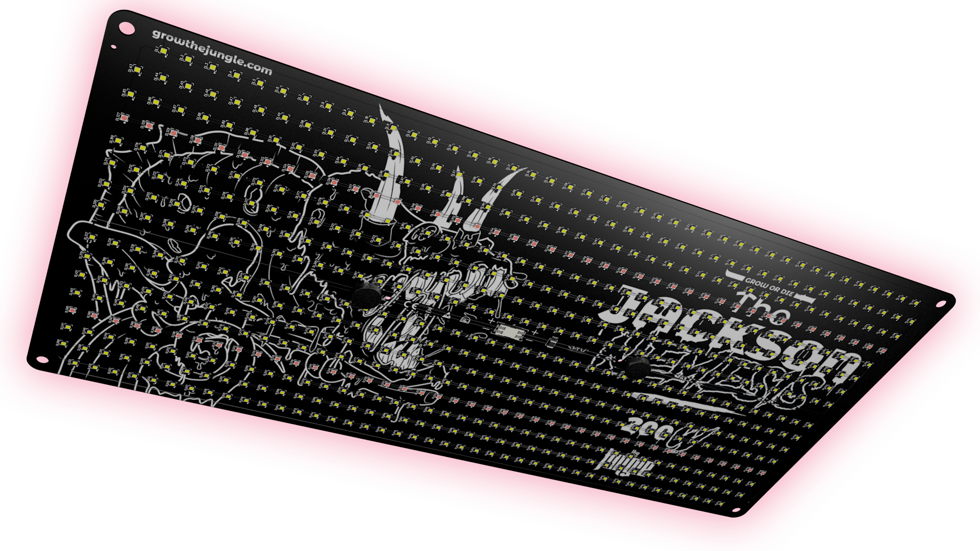 Panel LED cultivo indoor 200W the jackson nemesis