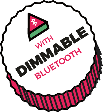 with dimmable bluetooth button