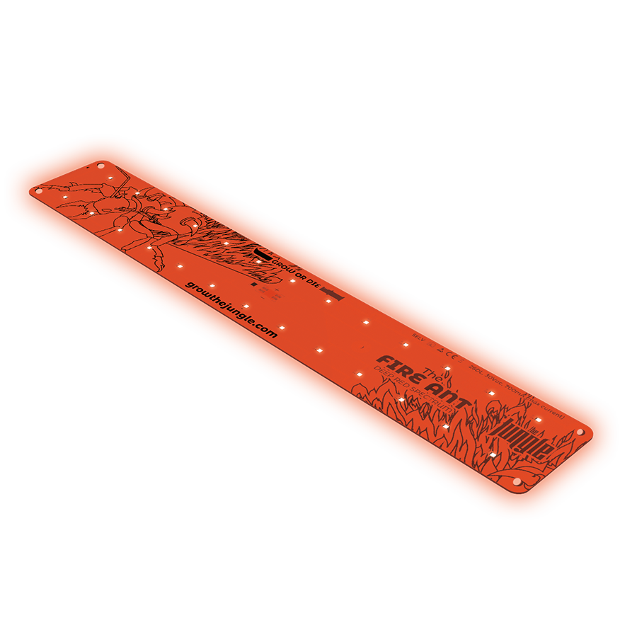 LED de efecto Emerson para cultivo the fire ant inclinado