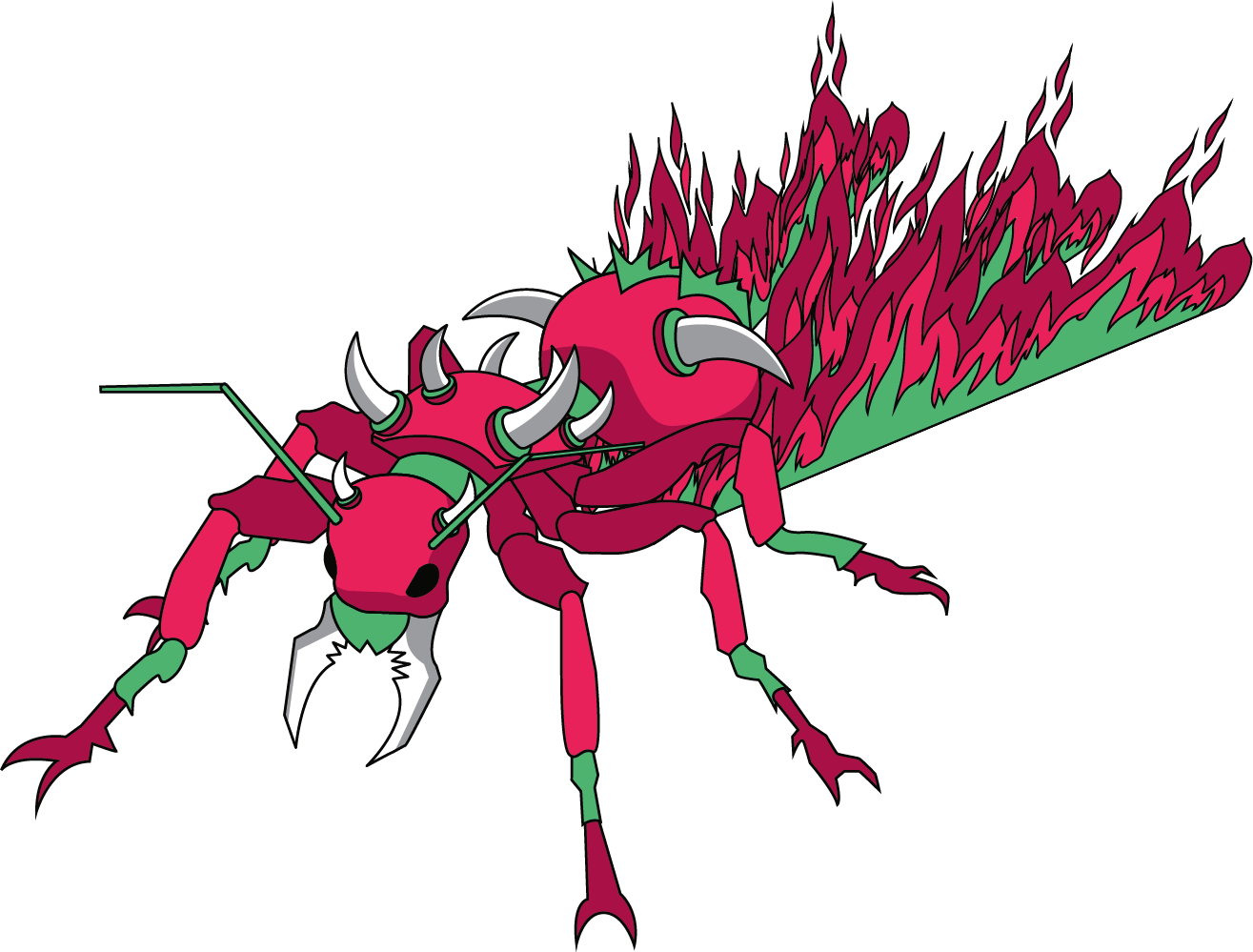 the fire ant ilustracion 2