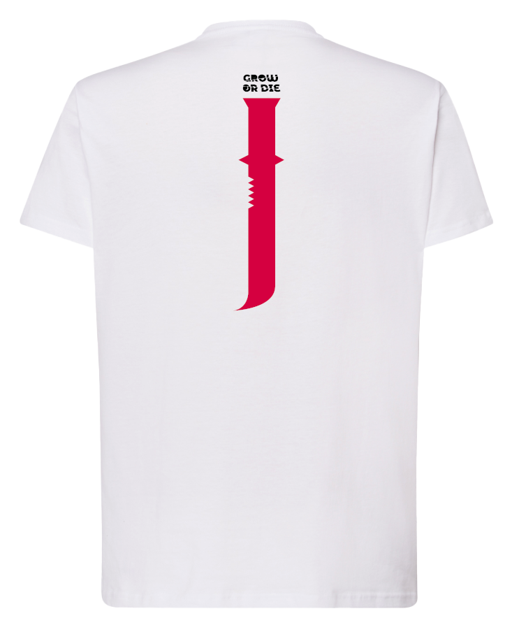camiseta machete the jungle blanca