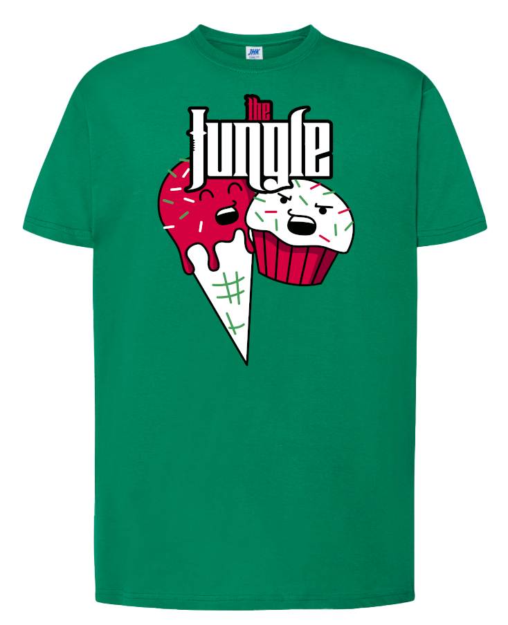 camiseta helados the jungle verde