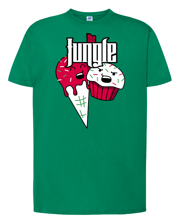 camiseta helados the jungle verde
