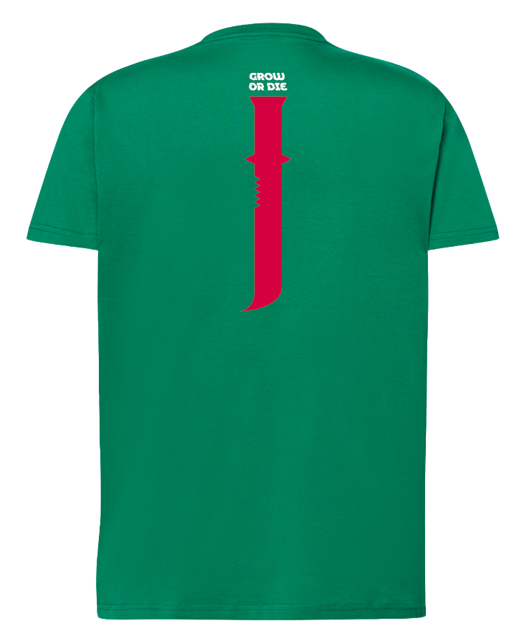 camiseta machete the jungle verde