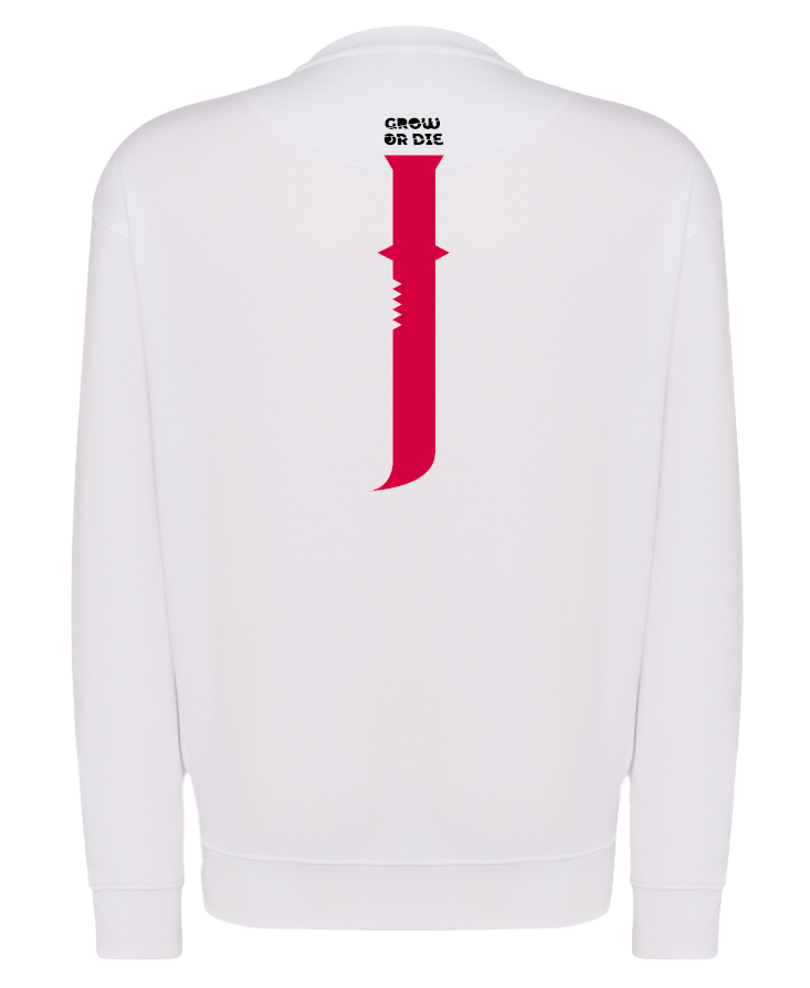 sudadera machete the jungle blanca